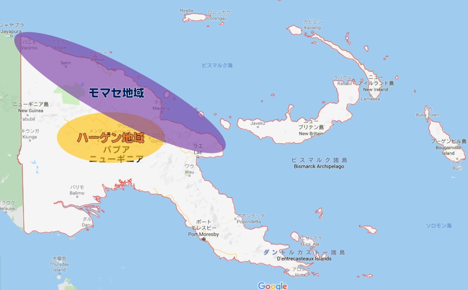 Template:パプアニューギニアの地方行政区画